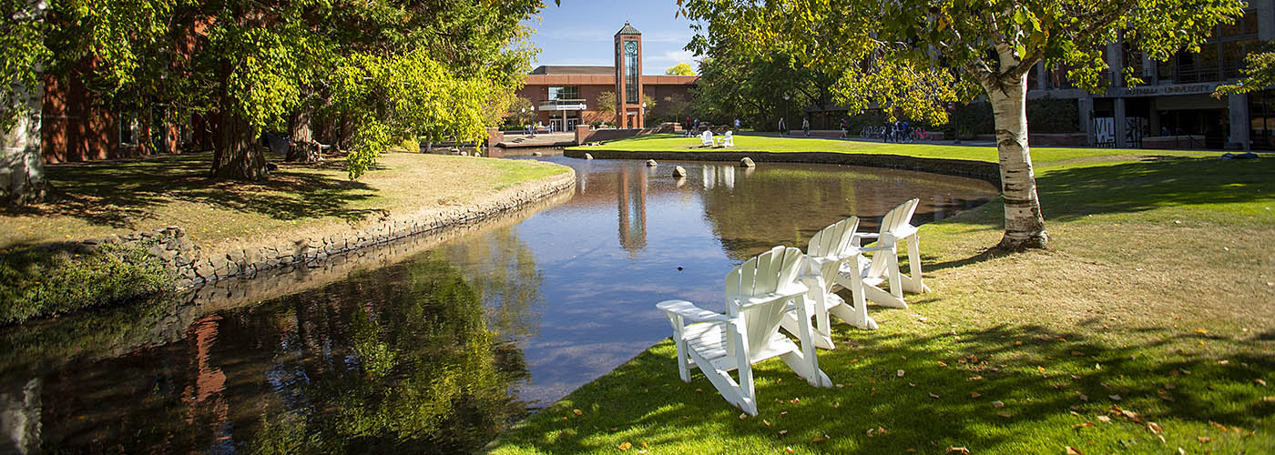 Willamette University's Salem Campus on a summer day.