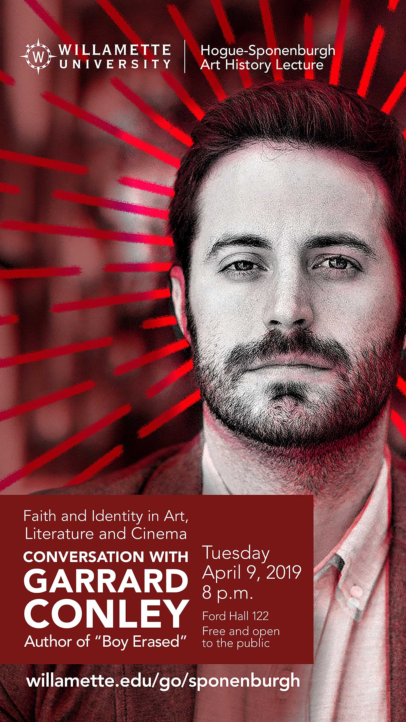Poster for Garrard Conley Conversation