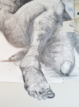 Where-Wolf (Willamette University): A Drawing Installation by Andrew Myers