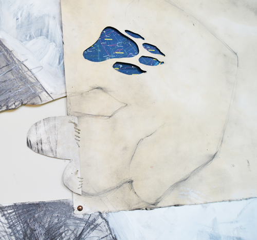 Where-Wolf (Willamette University): A Drawing Installation by Andrew Myers