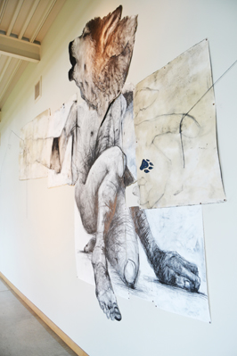Where-Wolf (Willamette University): A Drawing Installation by Andrew Myers