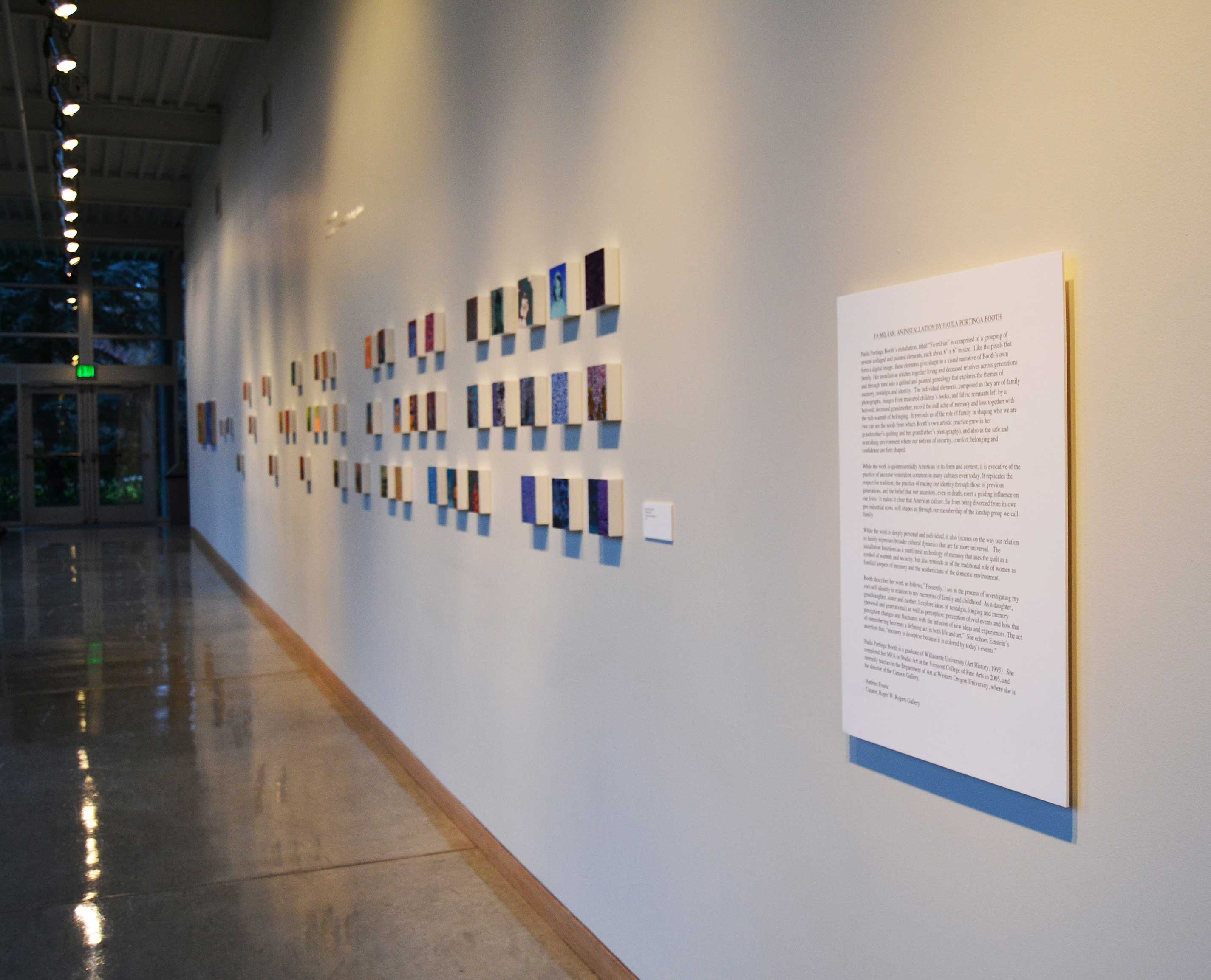 FA•MIL•IAR: A Mixed Media Installation by Paula Booth