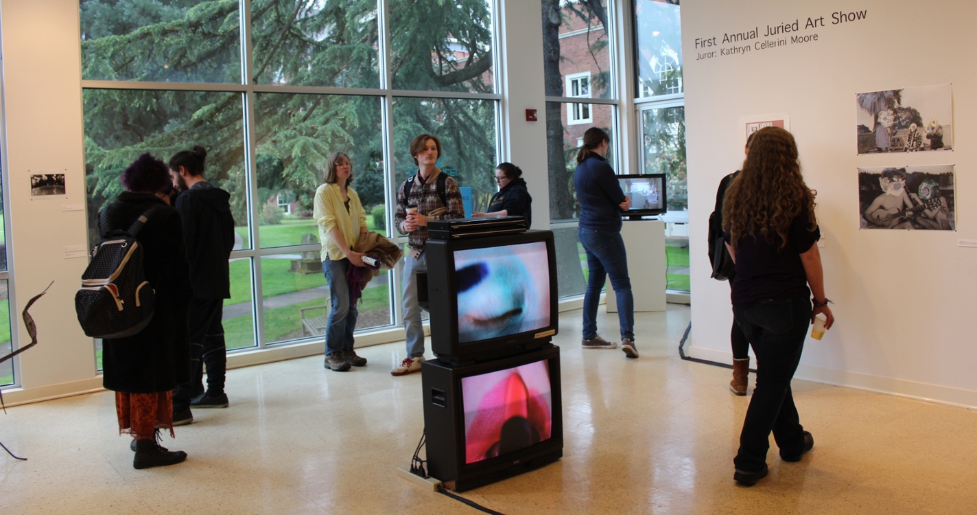 Reception, First Annual Student Juried Art Show, 2017