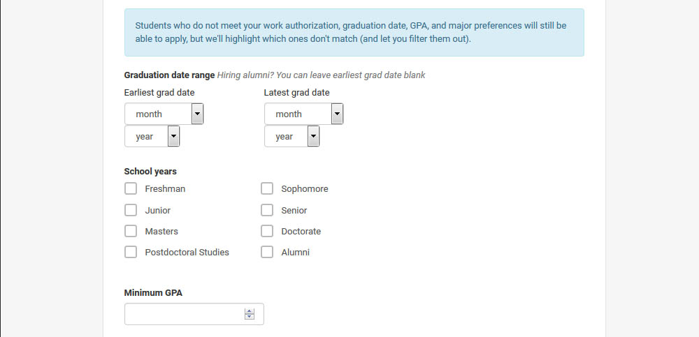 Enter Graduation Date