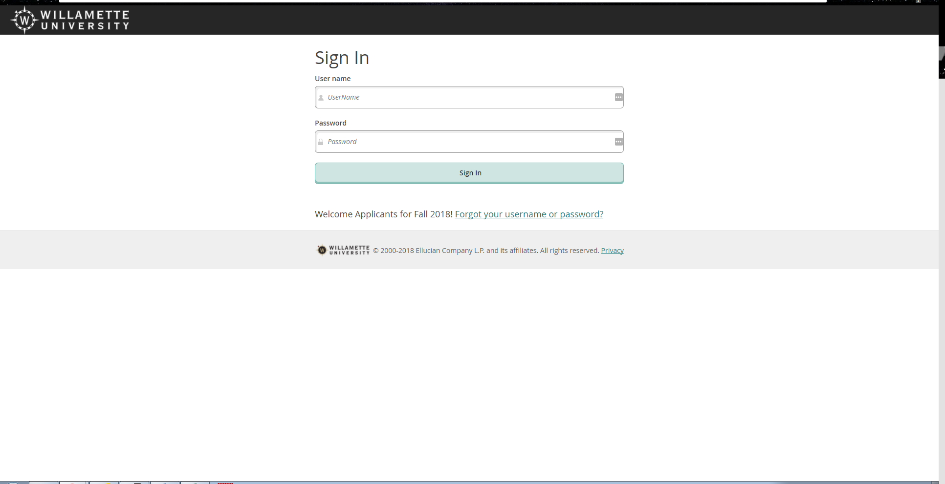 Self Service Login 1