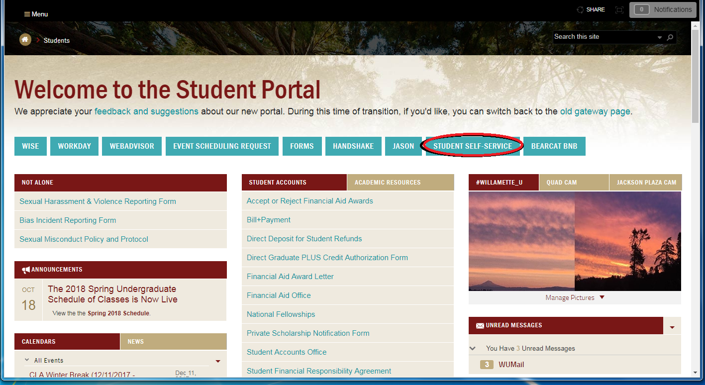 Self Service Login 2