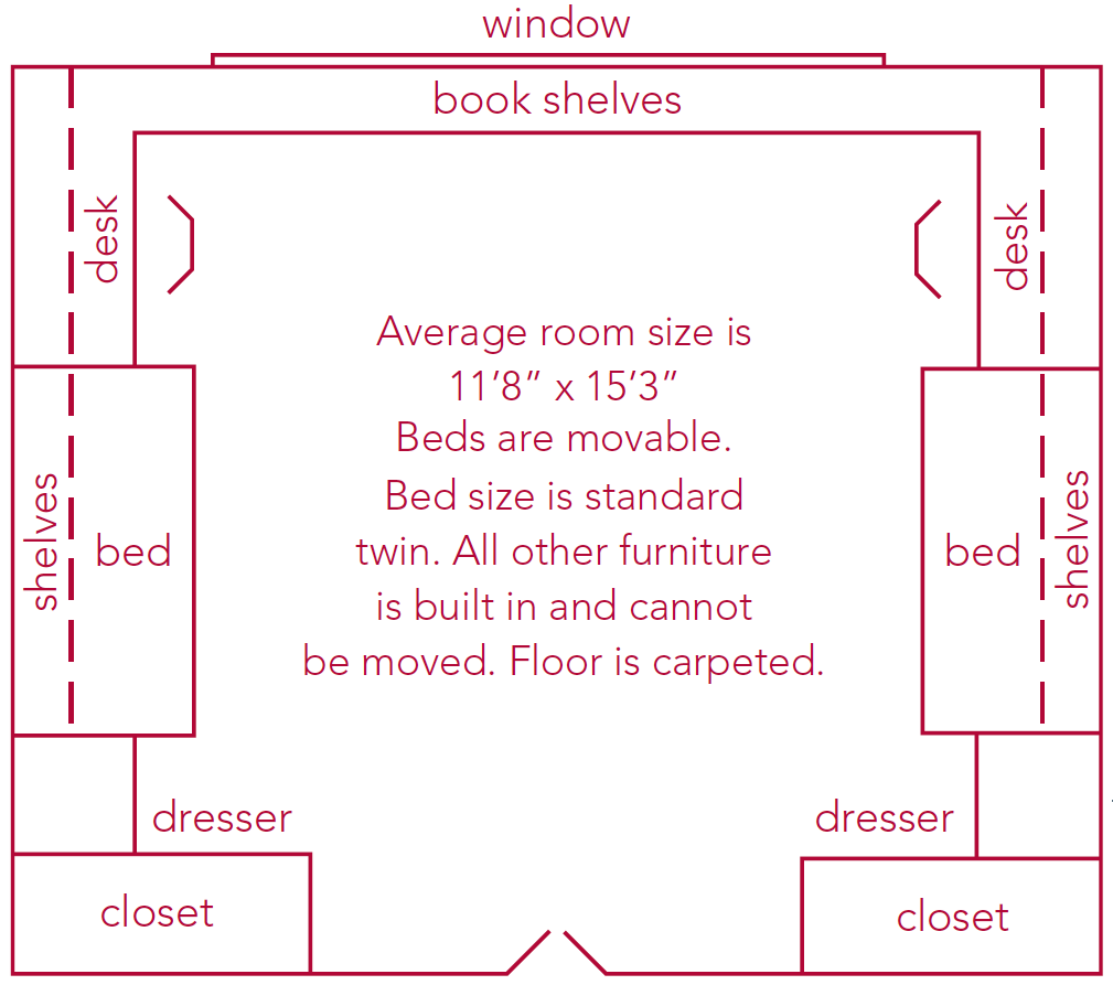 Baxter 2nd & 3rd Floor Double Room*