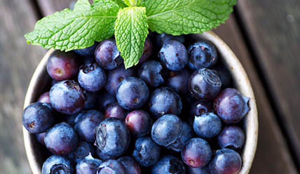 bowl of blueberries