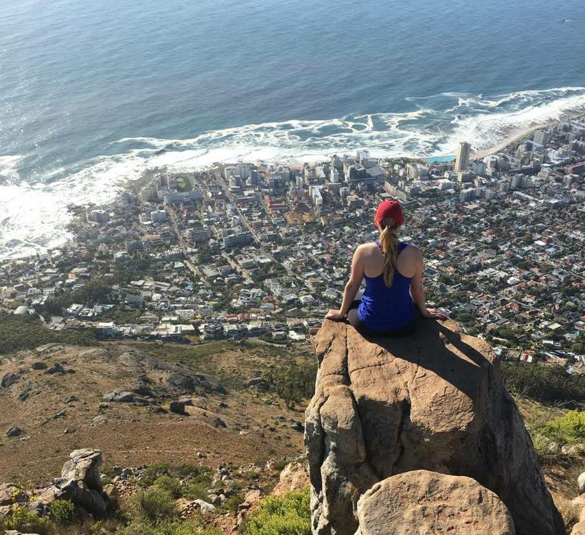 Paige Baker studied in South Africa.