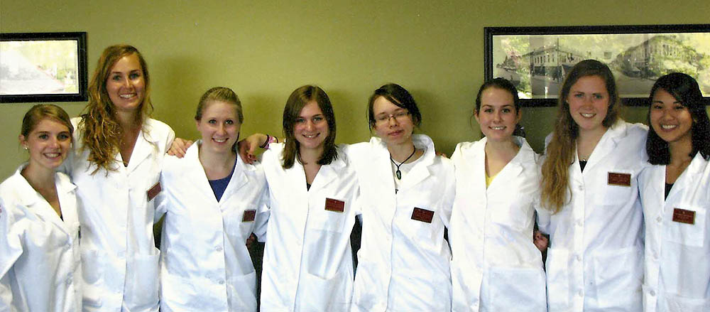 Group photo of the Willamette Webber Scholars