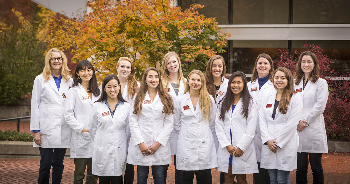 Group photo of the Willamette Webber Scholars 