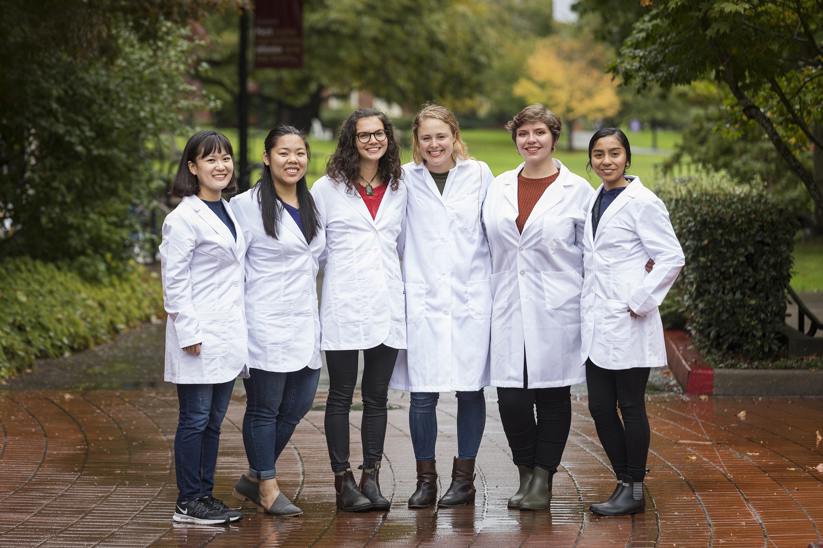 Group photo of the Willamette Webber Scholars 