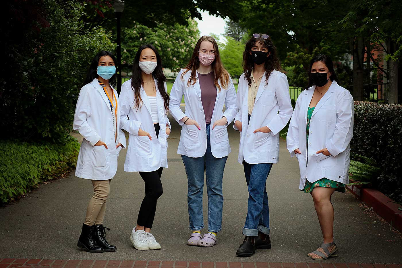 Group photo of the Willamette Webber Scholars 