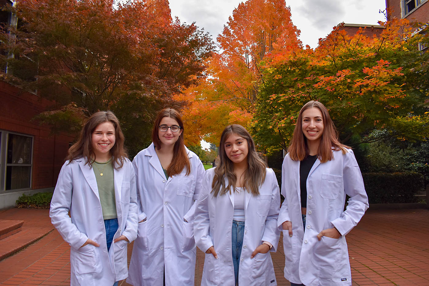 Group photo of the Willamette Webber Scholars 